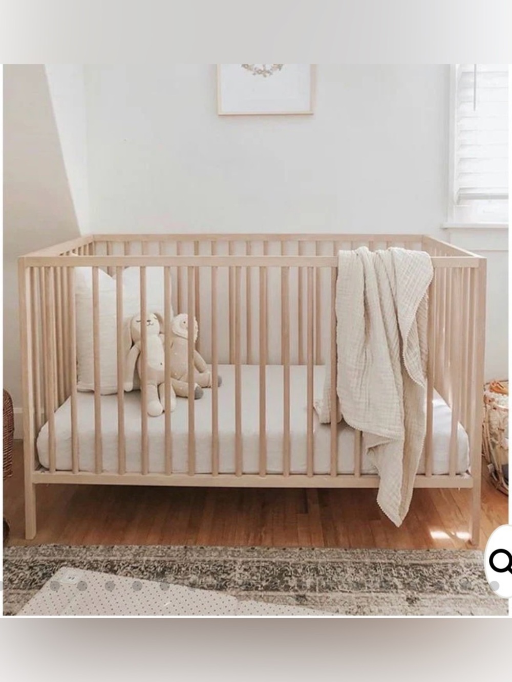 NWT Cozy Earth Bamboo Linen Fitted CRIB Sheet